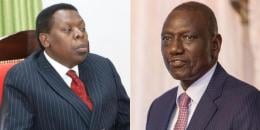 A collage of DAP-K leader Eugene Wamalwa and President William Ruto.